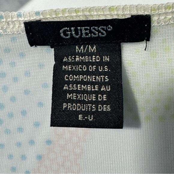 Guess Women's Medium Pastel Sheer Long Sleeve Blouse - Picture 4 of 4